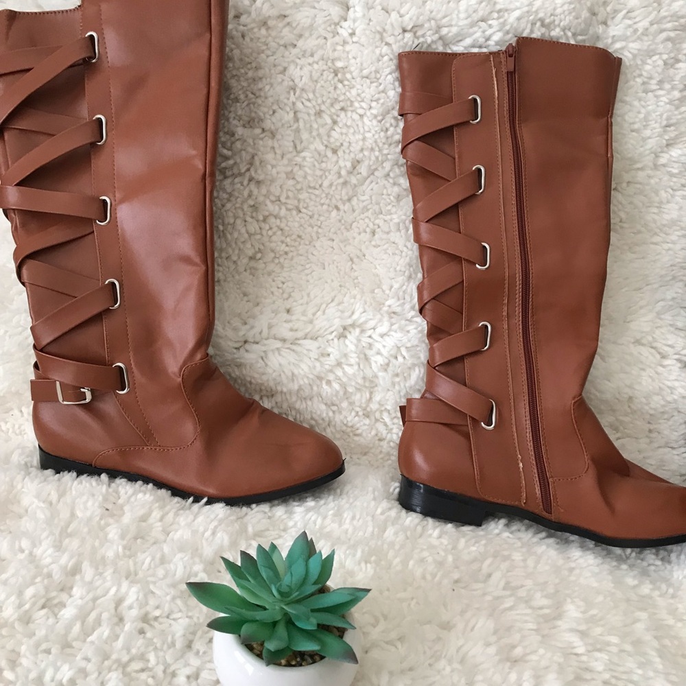 Tan boots